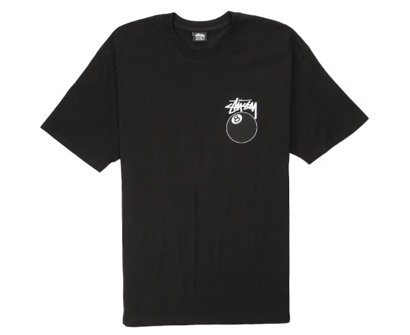 Camiseta Stüssy 8 Ball (SS22) negra