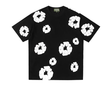 Denim Tears Black Flower T-Shirt